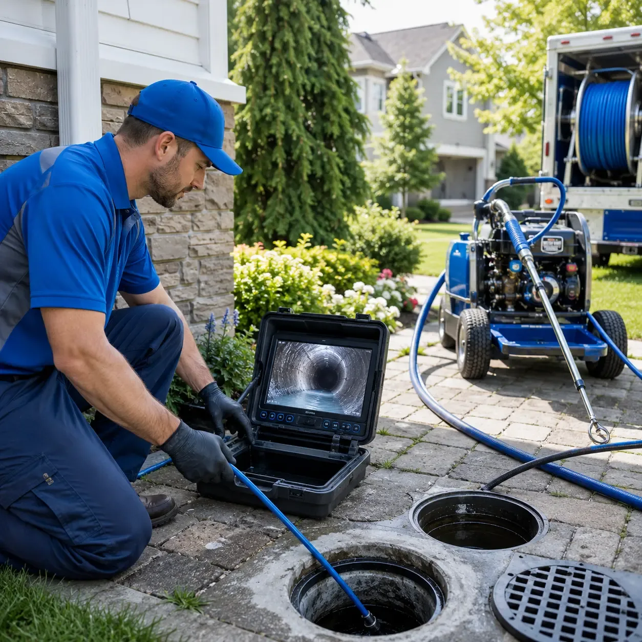 Outdoor drain cleaning professionals serving Buckley, IL